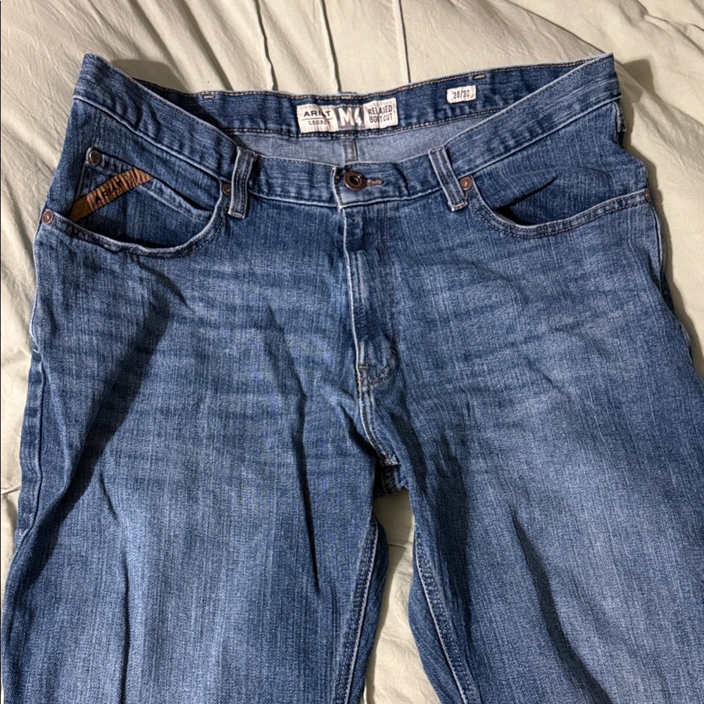 Ariat Men's legacy M4 Relaxed Fit boot cut Denim Jeans 38x30